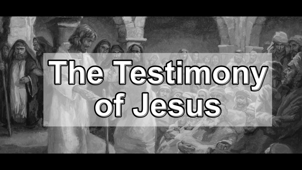 Book Of 1John – The Testimony Of Jesus